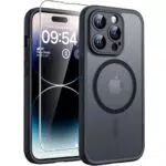 TOCOL 3 in 1 Hülle für iPhone 14 Pro Max mit Magsafe und Kameraschutz