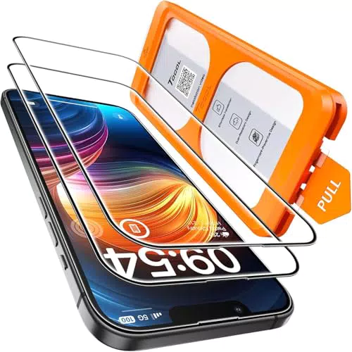 TOCOL Panzerglas für iPhone 14 – Full Screen Schutzglas 9H Härte, Anti-Fingerabdruck