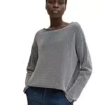 TOM TAILOR Damen Strickpullover aus Bio-Baumwolle - Modell 30582