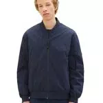 TOM TAILOR Denim Herren 1037382 College Bomberjacke mit wasserabweisender Funktion