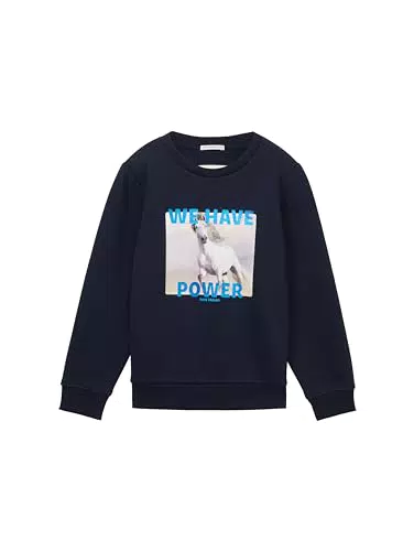 TOM TAILOR Mädchen Sweatshirt mit Pferde-Print