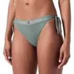 Tommy Hilfiger Damen Bikinihose Seitliche Schnürung Side Tie Cheeky Bikini Sport