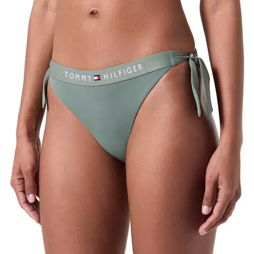Tommy Hilfiger Damen Bikinihose Seitliche Schnürung Side Tie Cheeky Bikini Sport