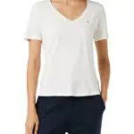 Tommy Hilfiger Tjw Slim Jersey V-Neck T-Shirt für Damen