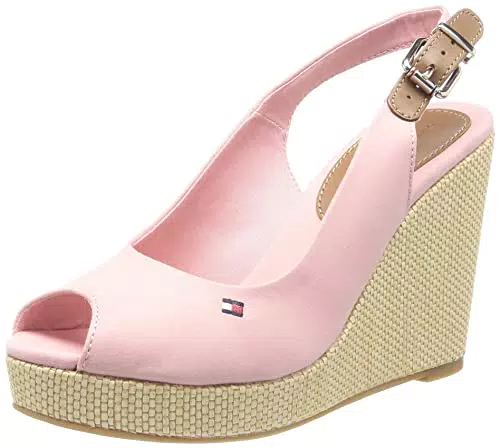 Tommy Hilfiger Damen Wedge Espadrilles Iconic Elena Sling Back