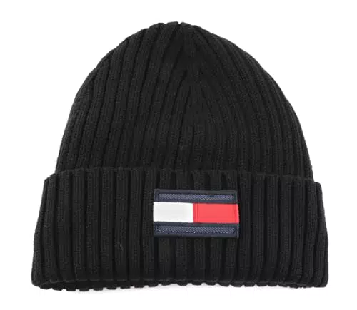 Tommy Hilfiger Jungen Fleece Big Flag Beanie