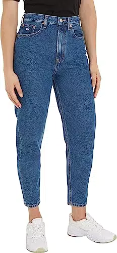 Tommy Jeans Damen Mom Jeans Tprd Nos 6033 DW0DW14708 - Denim Hosen