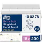 Tork Premium Zickzack Papierhandtücher H3 - 2-lagig, besonders saugfähig