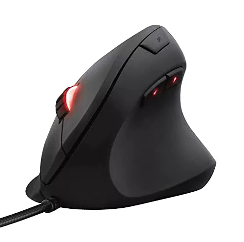 Trust Gaming GXT 144 Rexx Vertikale Gaming Maus mit 10.000 DPI und RGB Beleuchtung