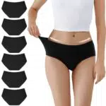 TUUHAW Damen Unterhosen Baumwolle Mittel Taille Slips Panties