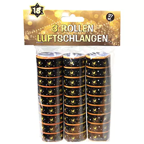 Udo Schmidt Luftschlangen 13004 - 3 Rollen für festliche Anlässe