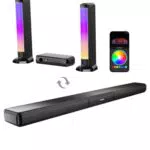 ULTIMEA Soundbar Apollo S70 mit RGB-Beleuchtung und Bluetooth 5.3 für TV