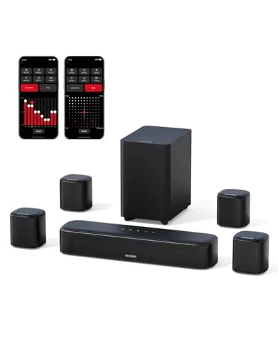 ULTIMEA 7.1ch Soundbar mit Subwoofer und App Steuerung für Heimkino