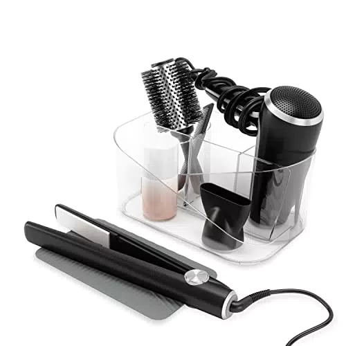 Umbra Glam Organizer für Haarstyling-Produkte mit herausnehmbarer Silikonmatte