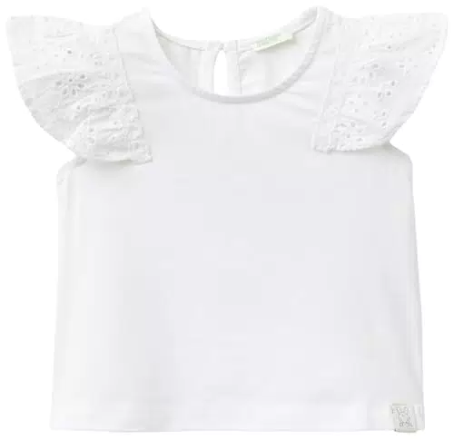 United Colors of Benetton Baby-Mädchen Kurzarm Shirt 3FYKA104P
