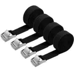 URAQT Spanngurt 2 Meter Ratschenspanngurt 20mm Zurrgurt für Transport und Camping