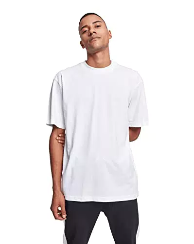 Urban Classics Herren Oversized T-Shirt Tall Tee aus Baumwolle mit Rundhals