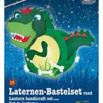 Ursus Laternen Bastelset T-Rex mit Vorlagebogen zur Selbstgestaltung