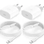Apple USB-C Ladegerät 25W für iPhone 15/16 und iPad Pro/Air, Schnellladung