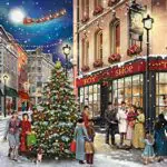 VENQI Puzzle Weihnachten für Erwachsene, Familienpuzzle 70 x 50 cm