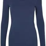 VERO MODA Damen Dünnes Langarm Shirt 2-er Stück Set Basic Stretch Oberteil Pack aus Baumwolle VMMAXI