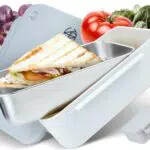 VESTAhome Edelstahl Lunchbox - Brotbox spülmaschinenfest und BPA-frei