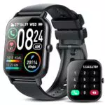 VKROBAG Smartwatch mit 1,85 HD Display, Telefonfunktion und 110+ Sportmodi