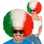 WIDMANN Party Fashion Lockenperücke – Fan-Artikel für WM und EM