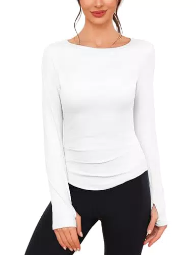 Wayleb Funktionsshirt Damen Langarm - Atmungsaktives Sportshirt für Fitness und Training