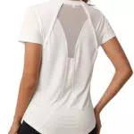 Wayleb Sport T-Shirt Damen Rundhals Kurzarm Activewear für Fitness und Yoga