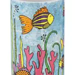 WENKO Zahnputzbecher Rollin'Art Ocean Life – Zahnbürstenhalter aus Keramik