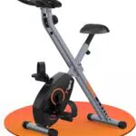 Wenoker Klappbares Heimtrainer Fahrrad mit LCD-Display und 8 Widerstandsstufen