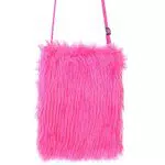 Widmann Milano Plüsch Handtasche Retro 80er Jahre Accessoire für Fasching