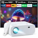 Mini Beamer 2024 – 18000 Lumen Bluetooth Projektor mit 4K und 5G WiFi