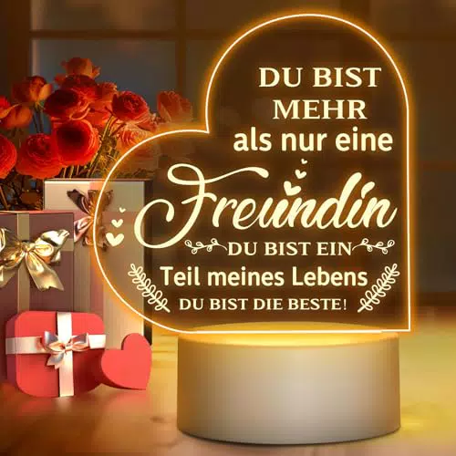 "Muttertagsgeschenk Personalisiert - Deko Nachtlicht für Mama"