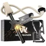 Wolfgangs Feuerstahl Survival Feuerstarter Set – Outdoor Feuerzeug für Abenteurer