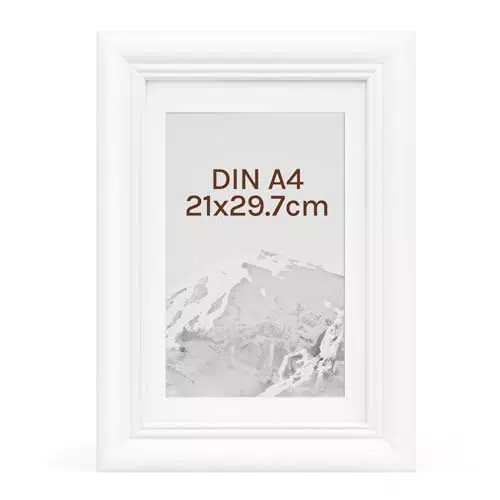 WOLTU Bilderrahmen Fotogalerie Holzrahmen Artos Stil 15x20 cm