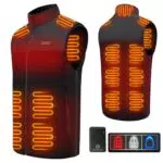 XINSONYUELL Beheizbare Weste für Herren und Damen mit 3 Temperaturstufen