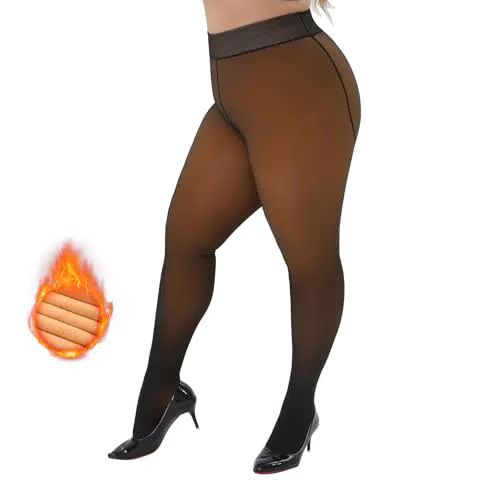 Yilanmy Thermo Strumpfhosen für Damen - Warme, gefütterte Leggings für den Winter