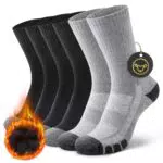 YouShow Merino Wandersocken für Herren und Damen - Thermo Outdoor Trekking Socken