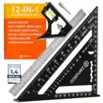 Zimmermannswinkel 12-IN-1 Set - Anschlagwinkel und Schmiege Anreißwerkzeug 300mm