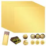 Goldfolie Papier Schokoladenverpackung für DIY Dekoration und Aufbewahrung