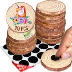 Natur Baumscheiben Deko für Basteln und Weihnachtsdeko - Rustikale Holzplatten