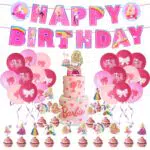Barbie Luftballons Set für Kindergeburtstag – Prinzessin Dekoration