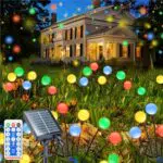 Solarlampen für den Garten mit Fernbedienung und 8 Modi – Gartendeko mit 32 LED