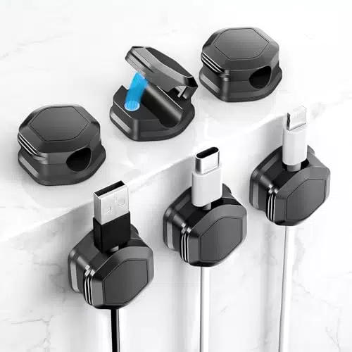 Kabelhalter Kabel Organizer Selbstklebend Magnetische Kabelclips für Wand