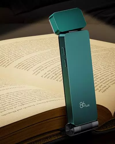 86lux Leselampe Buch Klemme – Wiederaufladbare LED Klemmlampe für Bücherliebhaber