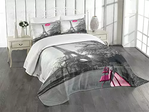 ABAKUHAUS Ethnische Tagesdecke Set im Vintage Boho Stil für Doppelbetten