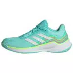 adidas Damen Novaflight Volleyball Shoes-Low, FTWR White/Silver met./FTWR White