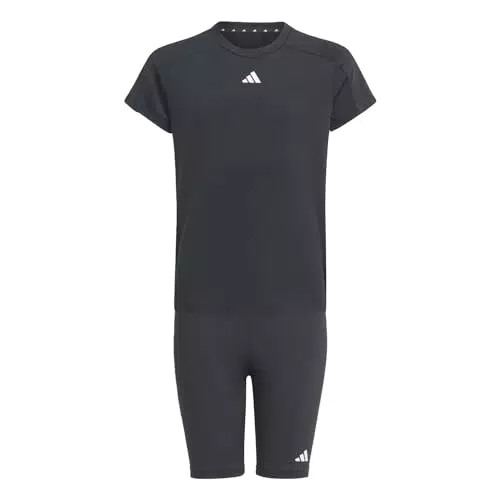 adidas Train Essentials T-Shirt und Shorts Set für Mädchen